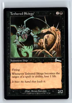 Tethered Skirge Urza's Legacy Uncommon - MTG Magic the Gathering Card - Image 1