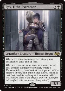 MTG Rev, Tithe Extractor (Anime) [Foundations Jumpstart] Near Mint Magic - Image 1