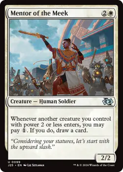 MTG Mentor of the Meek [Foundations Jumpstart] Near Mint Magic - Image 1