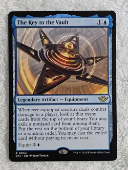 MTG The Key to the Vault - Outlaws of Thunder Junction (OTJ) #54 Card Rare NM - Image 1