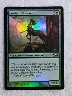 MTG Centaur Courser FOIL #172 Magic 2010 (M10) Magic Gathering Card NM - Image 1