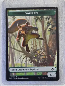 MTG Squirrel Token #11 Modern Horizons 2 2021 Magic Gathering Card Token NM - Image 5