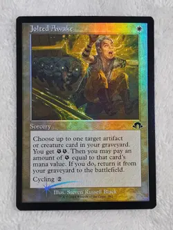 MTG Jolted Awake - Retro Frame FOIL - Modern Horizons 3 #392 Magic Card NM - Image 1