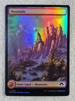 MTG Mountain FOIL - Modern Horizons 3 #307 Magic Gathering Card LAND NM - Image 2