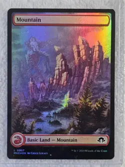 MTG Mountain FOIL - Modern Horizons 3 #307 Magic Gathering Card LAND NM - Image 5