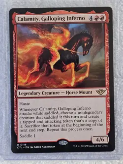 MTG Calamity, Galloping Inferno - Outlaws of Thunder Junction (OTJ) #116 Rare NM - Image 5