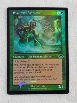 MTG Evolution Witness - Retro Frame FOIL - Modern Horizons 3 #424 Magic Card NM - Image 2