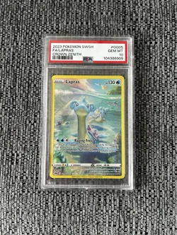 Pokemon TCG - Lapras - GG05 Crown Zenith - Gem Mint PSA 10 - Image 1