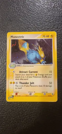 Pokemon Manectric 9/109 Holo Rare Ruby & Sapphire Pokemon Card - Image 1