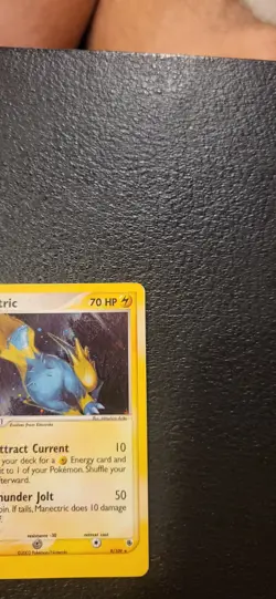 Pokemon Manectric 9/109 Holo Rare Ruby & Sapphire Pokemon Card - Image 3