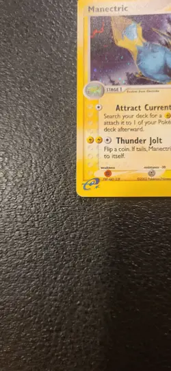 Pokemon Manectric 9/109 Holo Rare Ruby & Sapphire Pokemon Card - Image 5