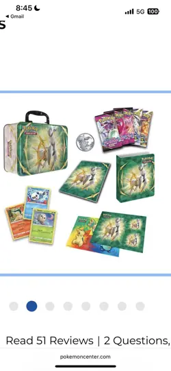 Sealed MT Pokemon Prismatic Surprise Box & Pokemon Collector Chest (spring 2022) - Image 3