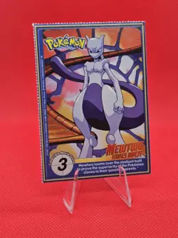Vileplume 45 Poke Trivia Pokemon Card Mewtwo Strikes Back Movie Scene 1998 NM- - Image 2