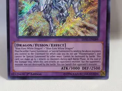 YuGiOh Blue-Eyes Twin Burst Dragon - SHVI-EN099 - Secret Rare - 1st Edition LP - Image 5