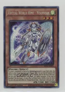 Virtual World Hime - Nyannyan 1st Ed. YuGiOh Tin of Ancient Battles #MP21-EN223 - Image 1