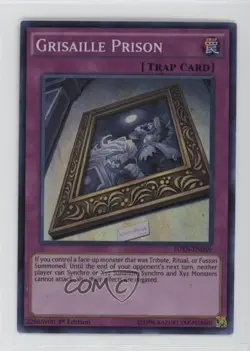 Super Rare - Grisaille Prison 1st Ed. YuGiOh Fusion Enforcers #FUEN-EN059 - Image 1