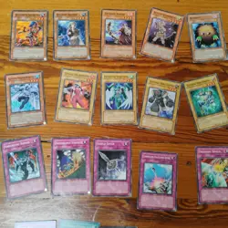 Yugioh Card Lot Of 45 Earth Fire Light Dark Wind Water Trap Spell - Image 2