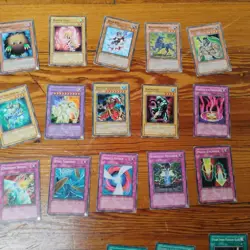 Yugioh Card Lot Of 45 Earth Fire Light Dark Wind Water Trap Spell - Image 3