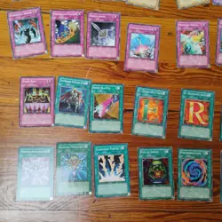 Yugioh Card Lot Of 45 Earth Fire Light Dark Wind Water Trap Spell - Image 4