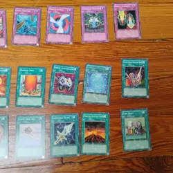 Yugioh Card Lot Of 45 Earth Fire Light Dark Wind Water Trap Spell - Image 5