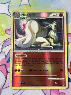 Ninetales 17/95 Reverse Holo Pokemon Card TCG HGSS Call Of Legends NM/VLP - Image 1