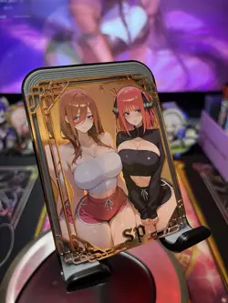 Goddess Story Metal Card Serialized Anime Waifu Quintuplets Nino Miku Random # - Image 2
