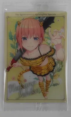 The Quintessential Quintuplets Wafers V11 Nakano Ichika Visual Card - Image 1