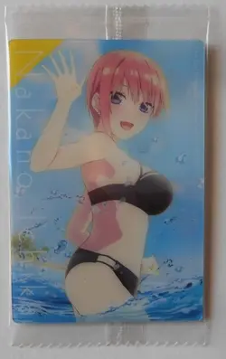 Movie: The Quintessential Quintuplets Wafers 3 C06 Nakano Ichika Character Card - Image 1