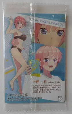 Movie: The Quintessential Quintuplets Wafers 3 C06 Nakano Ichika Character Card - Image 2