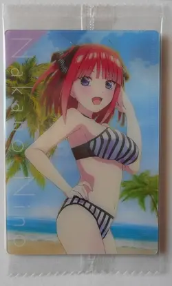 Movie: The Quintessential Quintuplets Wafers 3 C07 Nakano Nino Character Card - Image 1