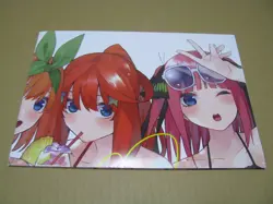 Promotional Poster Only B2 Size Eight Folds Quintessential Quintuplets Card Game - Image 2