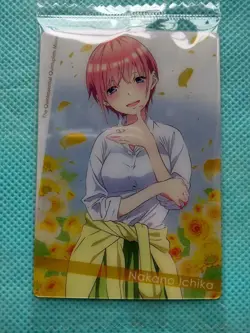 C01 Nakano Ichika Movie The Quintessential Quintuplets Character Card Wafer Ship - Image 1