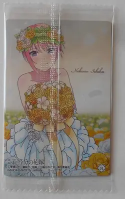Movie: The Quintessential Quintuplets Wafers 3 C01 Nakano Ichika Character Card - Image 2