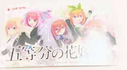 The Quintessential Quintuplets Movie Ticket Card Used Ichika Nino Miku Yotsuba M - Image 1