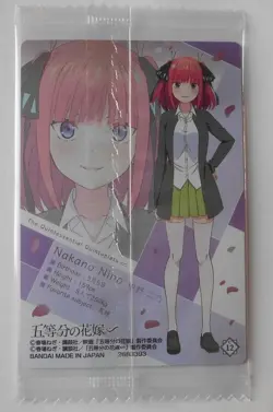 The Quintessential Quintuplets Wafers C12 Nakano Nino Character Card - Image 2
