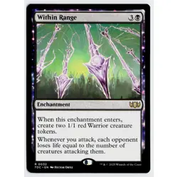 MTG Within Range Commander Tarkir Dragonstorm Rare NM - Image 1