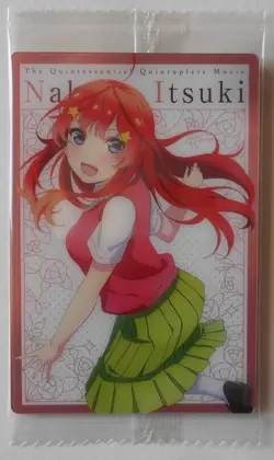 Movie: The Quintessential Quintuplets Wafers 3 C05 Nakano May Character Card - Image 1