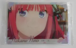 The Quintessential Quintuplets Wafers C07 Nakano Nino Character Card - Image 1