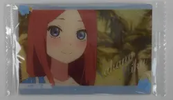 The Quintessential Quintuplets Wafers C08 Nakano Miku Character Card - Image 1