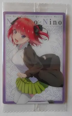 Movie: The Quintessential Quintuplets Wafers 3 C02 Nakano Nino Character Card - Image 1