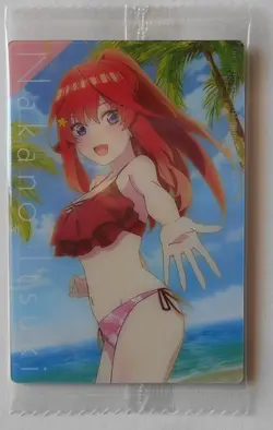Movie: The Quintessential Quintuplets Wafers 3 C10 Nakano May Character Card - Image 1