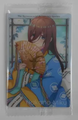 The Quintessential Quintuplets Wafers V13 Nakano Miku Visual Card - Image 1