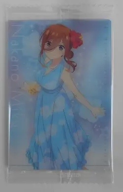 The Quintessential Quintuplets Wafers C03 Nakano Miku Character Card - Image 1