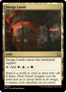 MTG Savage Lands [Modern Horizons 3 Commander] Near Mint Magic - Image 1