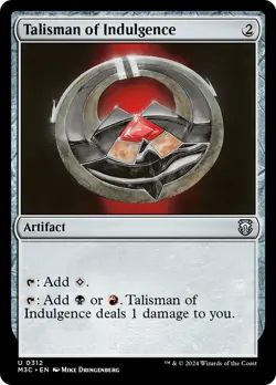 MTG Talisman of Indulgence [Modern Horizons 3 Commander] Near Mint Magic - Image 1