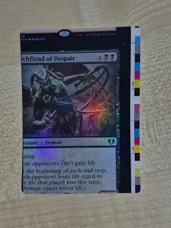 MTG Misprint Archfiend of Despair NFC Foil Commander Legends - Image 1