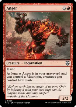 MTG Anger [Modern Horizons 3 Commander] Near Mint Magic - Image 1