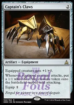 Captain's Claws 2x FOIL OGW MTG Oath of the Gatewatch Rare NM artifact - Image 1