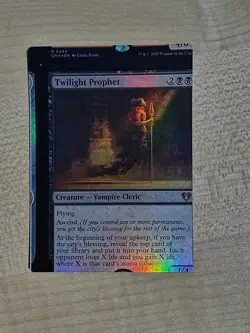 MTG Misprint Twilight Prophet NFC Foil Commander Legends - Image 1
