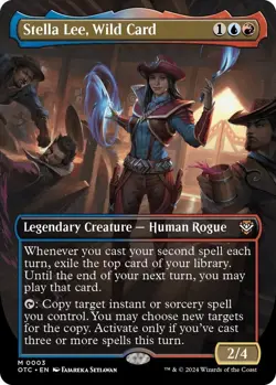 NM Borderless Stella Lee, Wild Card, MTG, OTJ, Magic the Gathering, 3 - Image 1